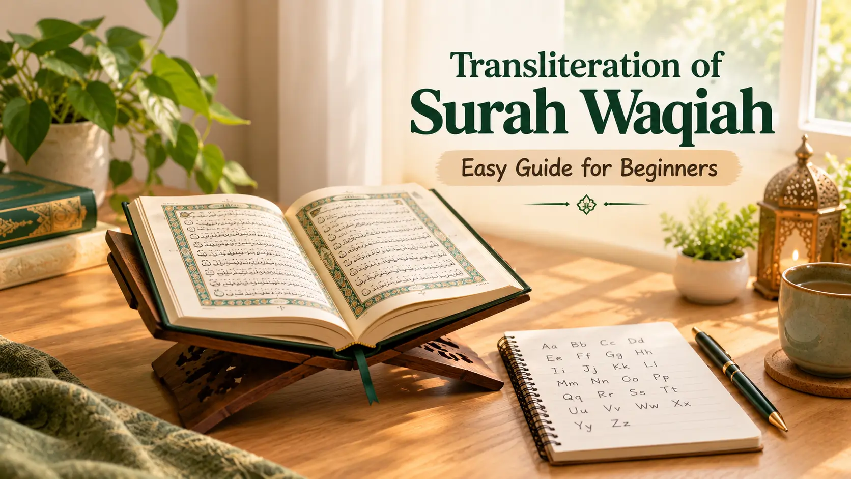 transliteration surah waqiah